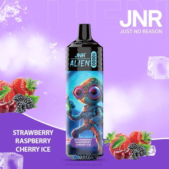 Vape Jednorázové Bez Nikotinu RHNN663 | JNR ALIEN jahoda malina čerešňa ľad