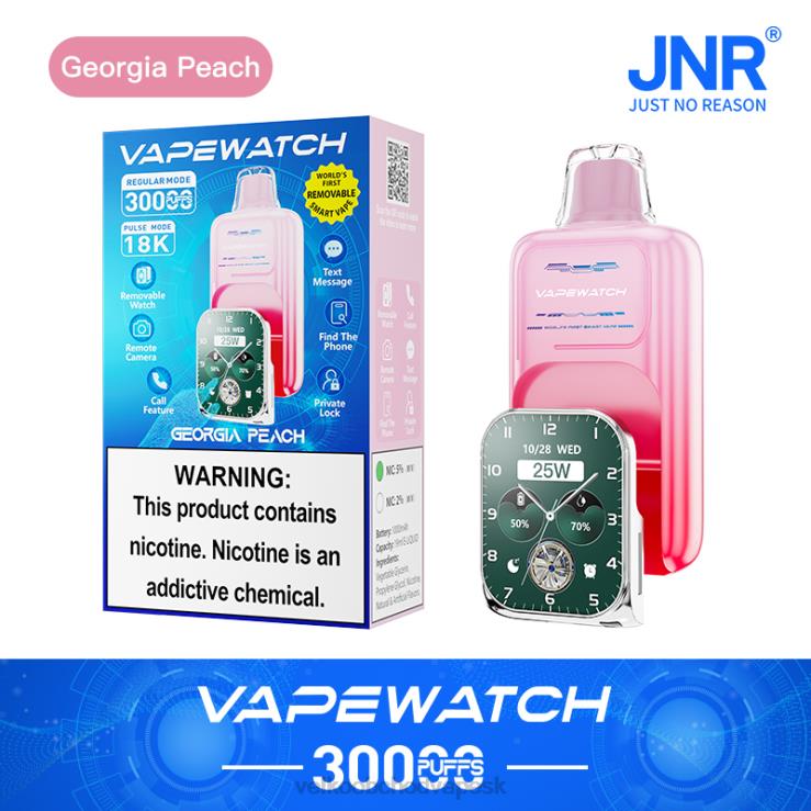 Vape Jednorazove 864J83 - JNR vape hodinky gruzínska broskyňa