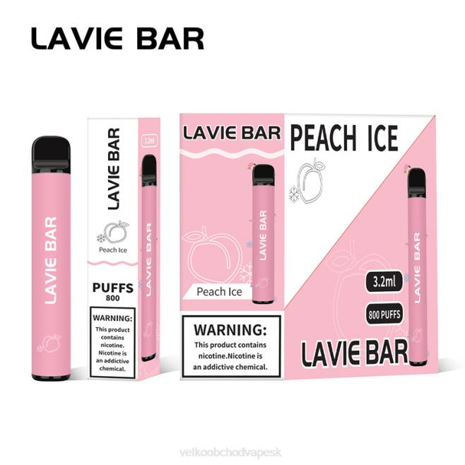 LAVIE BAR 800 ťahov V8H0314 | Nejlepsi Vape Cigareta broskyňový ľad