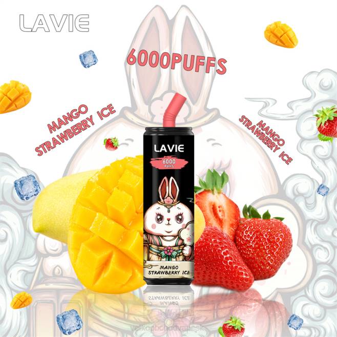 LAVIE Coke BAR 6000 ťahov V8H0273 | Vape E Cigareta mango jahodový ľad