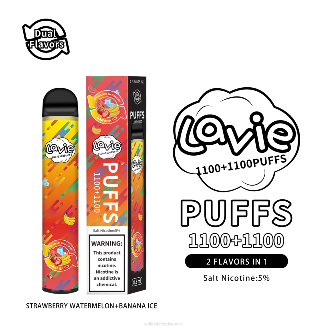 LAVIE BAR Switch 2200 ťahov V8H0295 | Veľkoobchod Vape SK jahodový melón/banánový ľad
