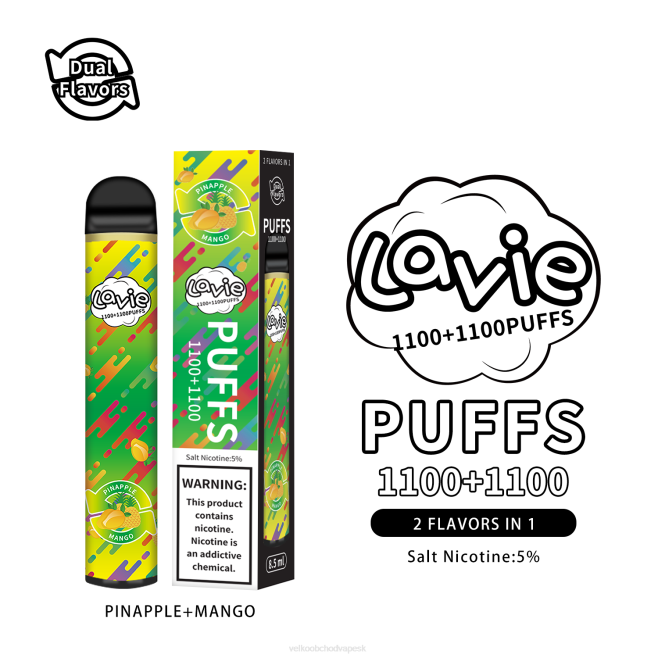 LAVIE BAR Switch 2200 ťahov V8H0296 | Vape Velkoobchod ananás/mango