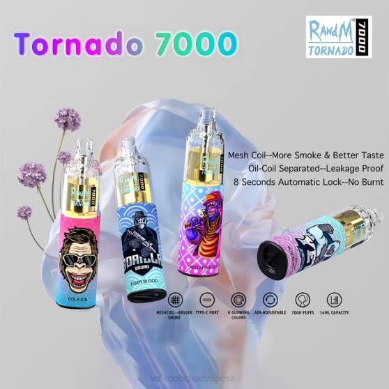 Veľkoobchod Vape SK RHNN1 | RandM Tornado jednorazové 7 000 5 %