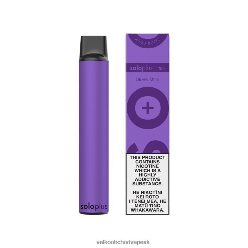 Nejlepsi Vape Cigareta L486RP27 - Solo Plus jednorazová vapa hroznová mäta