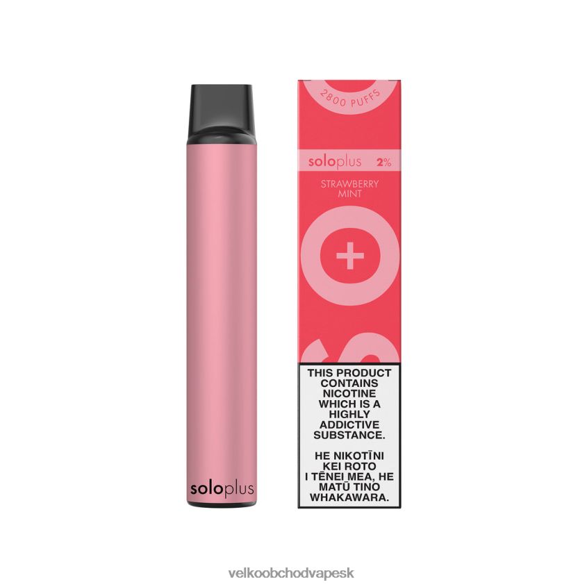 Vape Cigareta Cena L486RP26 - Solo Plus jednorazová vapa jahodová mäta