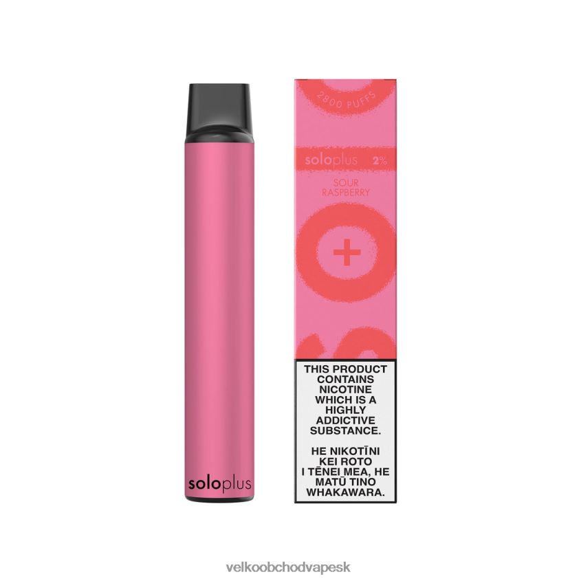 Vape E Cigareta L486RP35 - Solo Plus jednorazová vapa kyslá malina