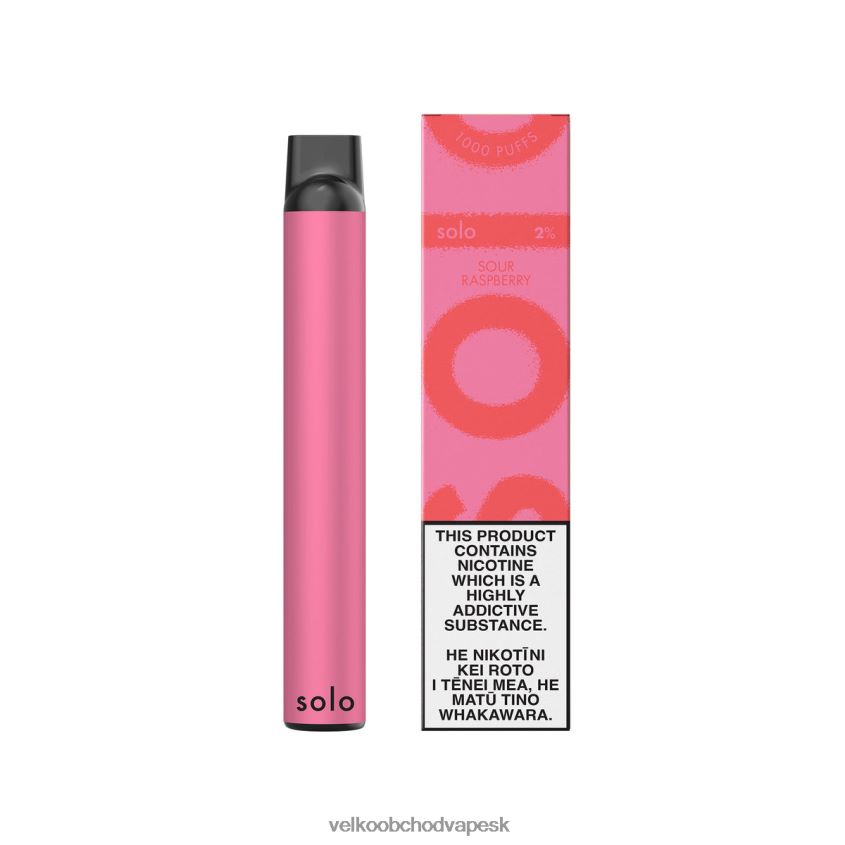 Nejlepsi Vape Cigareta L486RP13 - Solo jednorazová vapa kyslá malina