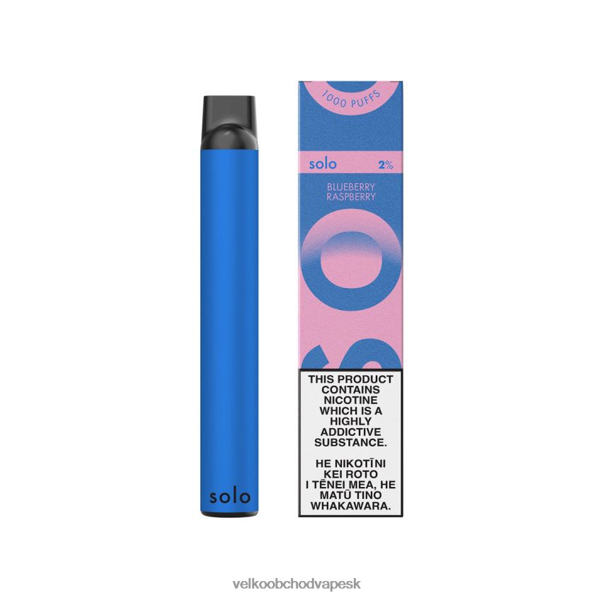 Vape Cigareta Cena L486RP19 - Solo kolekcia jednorazových vape paradise čučoriedka malina
