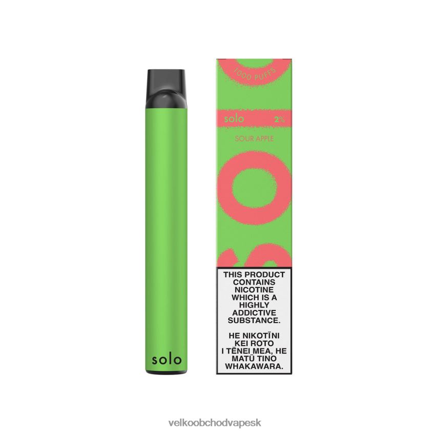 Vape Cigareta Cena L486RP5 - Solo jednorazová vapa kyslé jablko