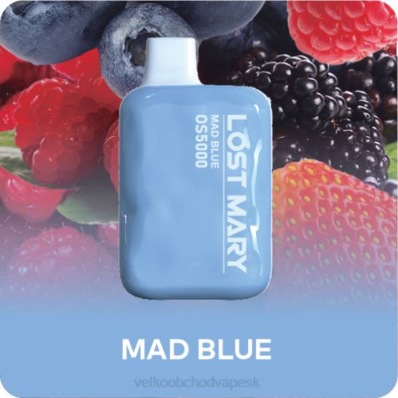 Vape Jednorázové Bez Nikotinu RHNN493 | LOST MARY OS5000 šialená modrá