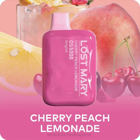 čerešňová broskyňová limonáda