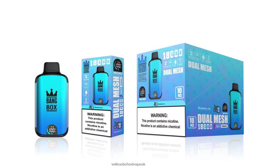 Bang Box 18 000 ťahov HJ428090 - Vape Jednorazove čučoriedkový ľad