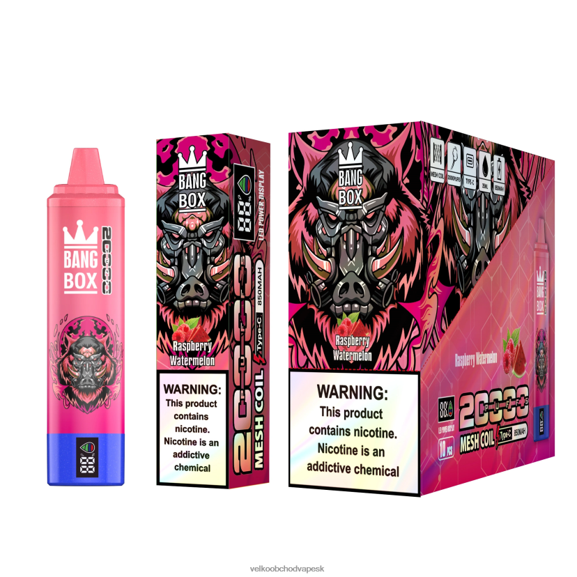 Bang Box 20 000 HJ428053 - Vape Velkoobchod malinový vodný melón