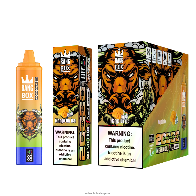 Bang Box 20 000 HJ428054 - Vape Jednorázové Bez Nikotinu mango na ľade
