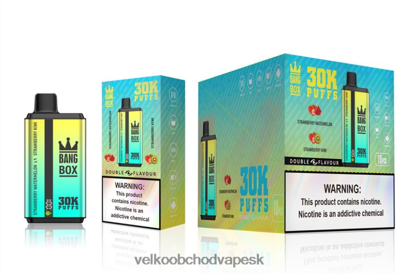 Bang Box 30 000 ťahov s dvoma príchuťami HJ428064 - Vape Velkoobchod jahodový melón & jahodové kiwi