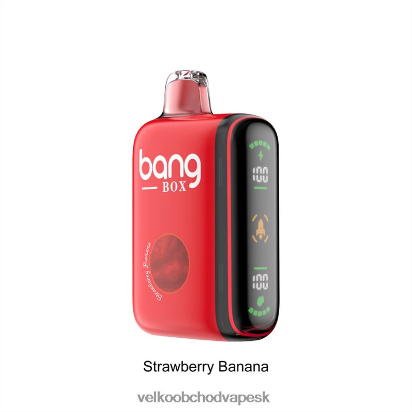 Bang Box Inteligentný displej výkonu 9000-18000 ťahov HJ428025 - Veľkoobchod Vape SK jahodový banán