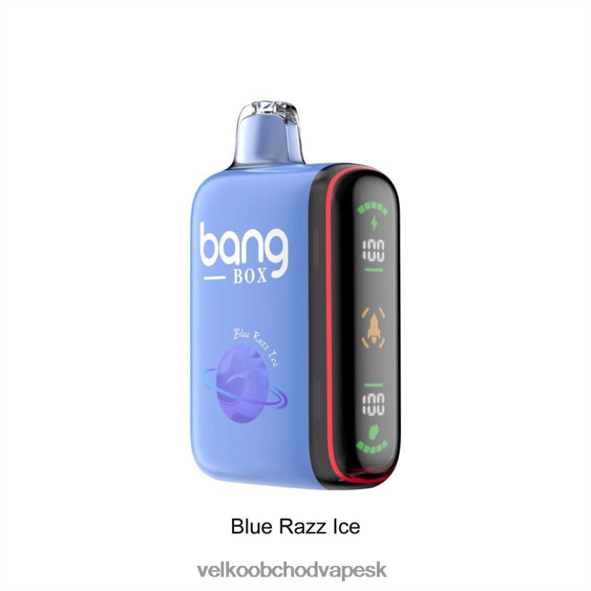 Bang Box Inteligentný displej výkonu 9000-18000 ťahov HJ428026 - Vape Velkoobchod modrý razz ľad