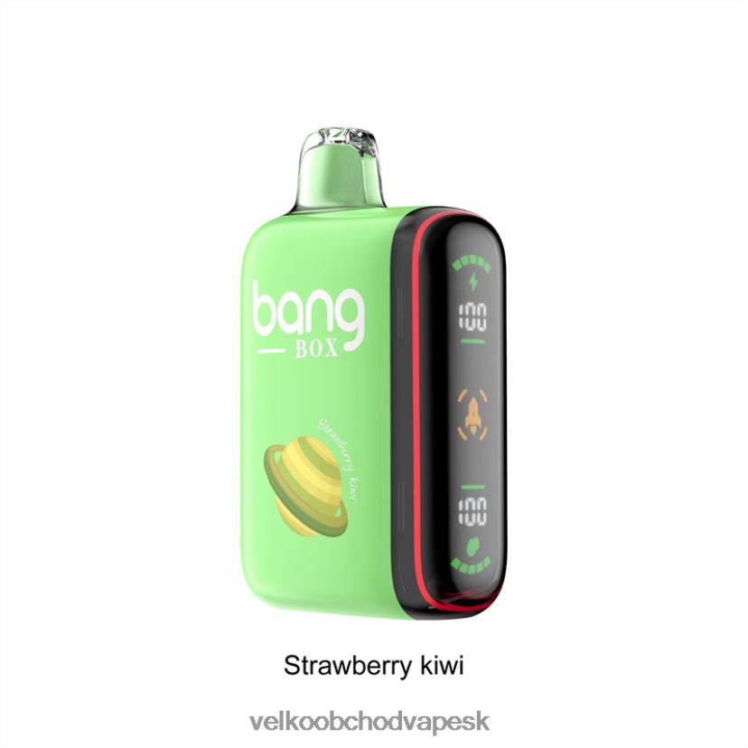 Bang Box Inteligentný displej výkonu 9000-18000 ťahov HJ428027 - Vape Jednorázové Bez Nikotinu jahodové kiwi
