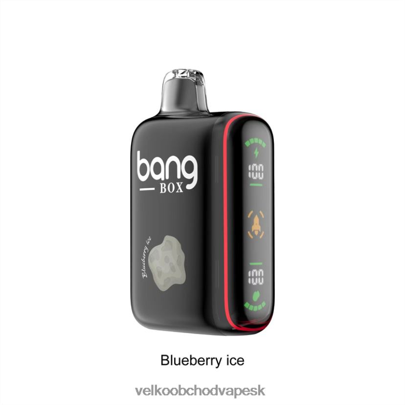 Bang Box Inteligentný displej výkonu 9000-18000 ťahov HJ428032 - Vape Jednorazove čučoriedkový ľad