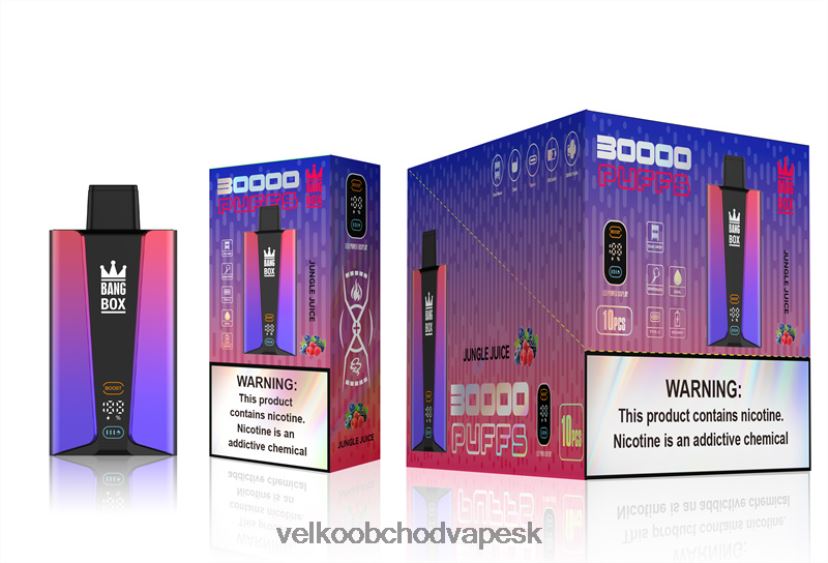 Bang Box Inteligentná obrazovka s 30 000 ťahmi HJ428078 - Vape Jednorazove džungľový džús