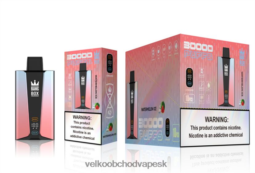 Bang Box Inteligentná obrazovka s 30 000 ťahmi HJ428086 - Vape Jednorazove melónový ľad