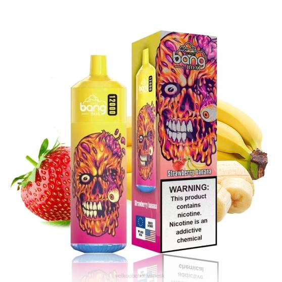 Vape Jednorazove RHNN114 | Bang Box jahodový banán 12 000 ťahov