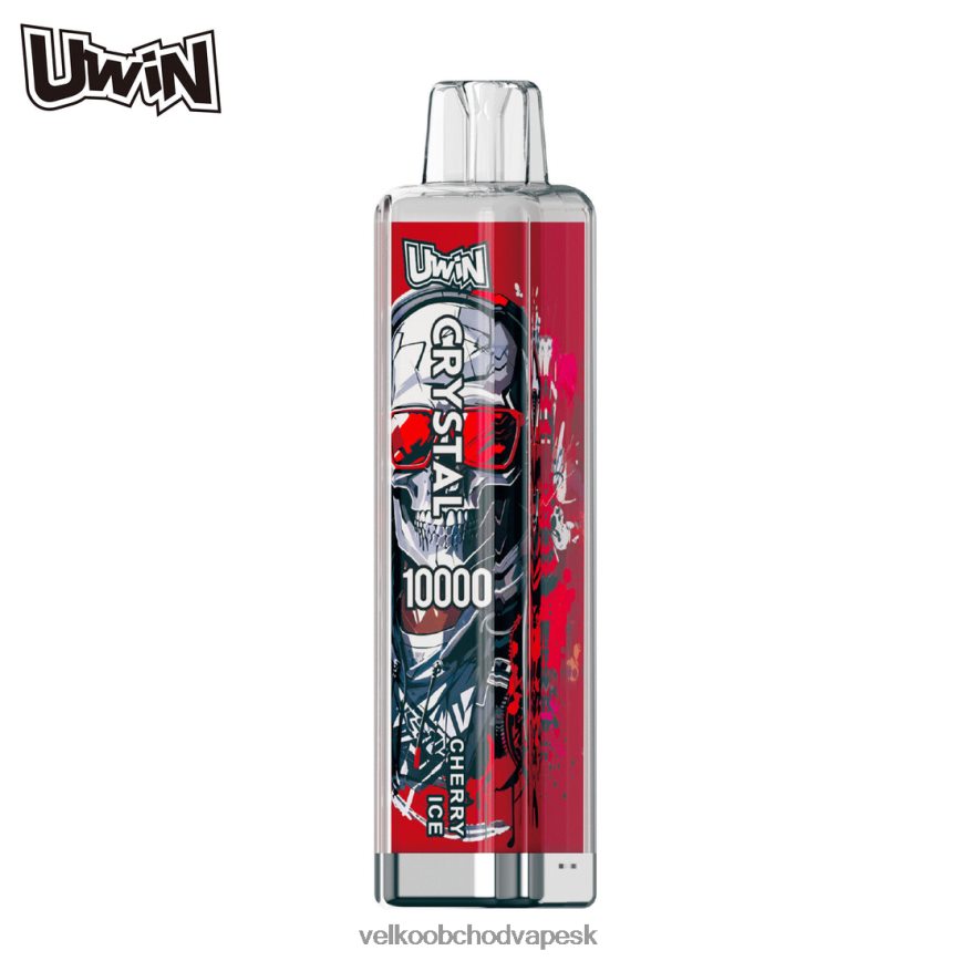 Nejlepsi Vape Cigareta čerešňový ľad - UWIN CRYSTAL 10 000 jednorazové vapy 0HZV066