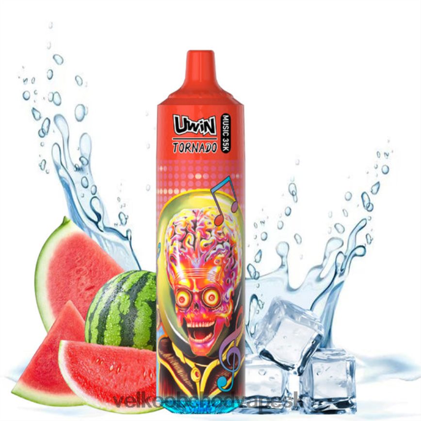 Nejlepsi Vape Cigareta melónový ľad - UWIN CRYSTAL 35k jednorazová vapa 0HZV0620