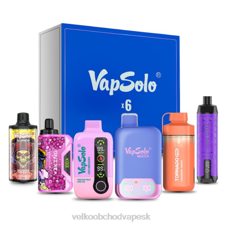Vape Velkoobchod 66VR6119 Vapsolo sada škatúľ s prekvapením náhodné príchute