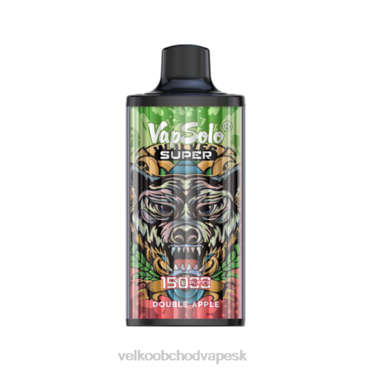Vape Jednorázové Bez Nikotinu 66VR6111 Vapsolo SUPER jednorazová vapa dvojité jablko