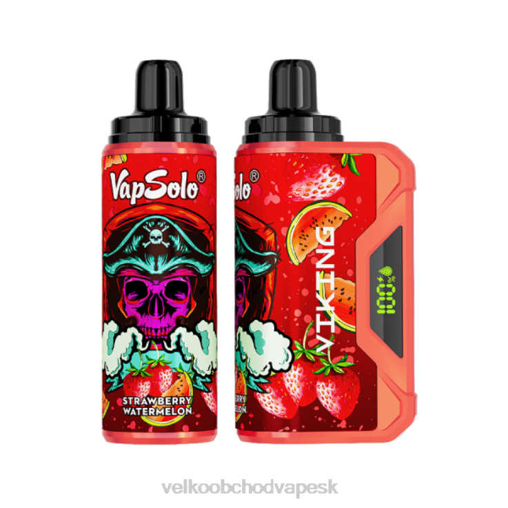 E Cigareta Bez Nikotinu 66VR6140 Vapsolo VIKING jednorazová vapa jahodový melón