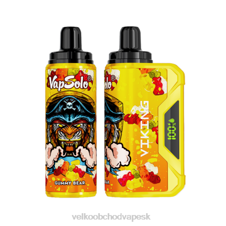 E Cigareta Na Liquid 66VR6133 Vapsolo VIKING jednorazová vapa gumový medvedík
