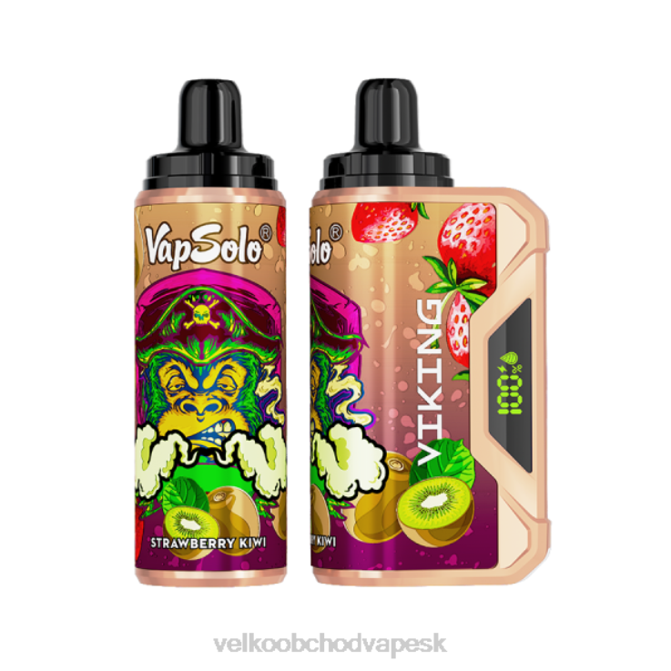 Vape Jednorázové Bez Nikotinu 66VR6138 Vapsolo VIKING jednorazová vapa jahodové kiwi
