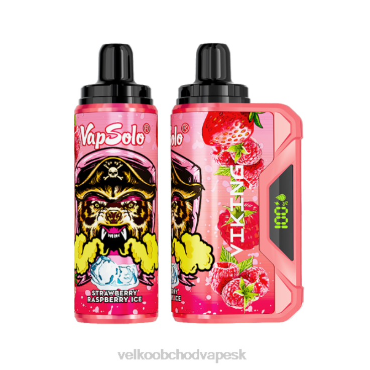Vape Jednorazove 66VR6139 Vapsolo VIKING jednorazová vapa jahoda malina ľad