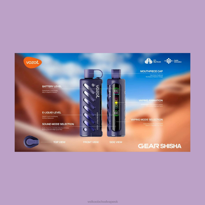 multi VOZOL prevodovka shisha 25000 840H1 Veľkoobchod Vape SK