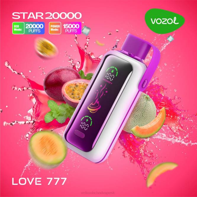 VOZOL STAR 20 000 N8H012 láska 777 E CigaretaSK