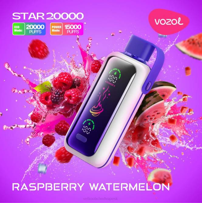VOZOL STAR 20 000 N8H019 malinový vodný melón Veľkoobchod VapeSK