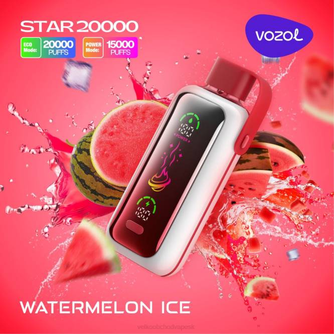 VOZOL STAR 20 000 N8H03 melónový ľad Vape Jednorázové Bez Nikotinu