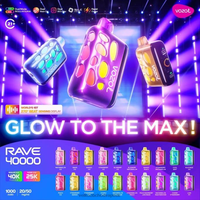 Vozol Rave 40000 ZL841