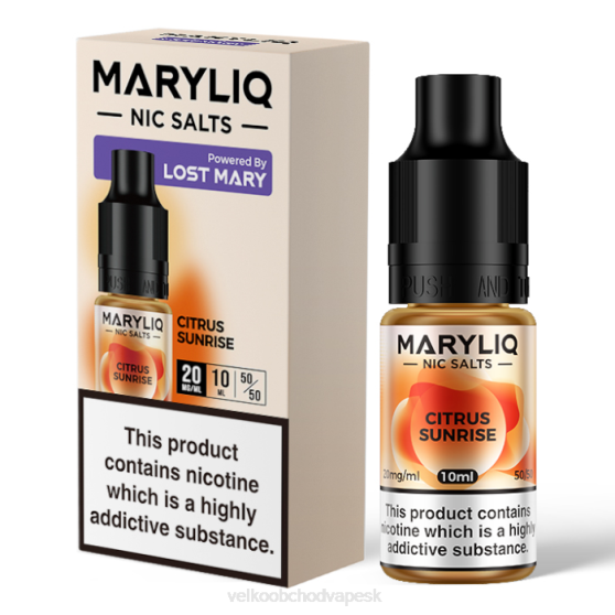 E Cigareta Bez Nikotinu RHNN445 | LOST MARY MARYLIQ citrusový východ slnka nikelnaté soli - 10 ml - 20 mg