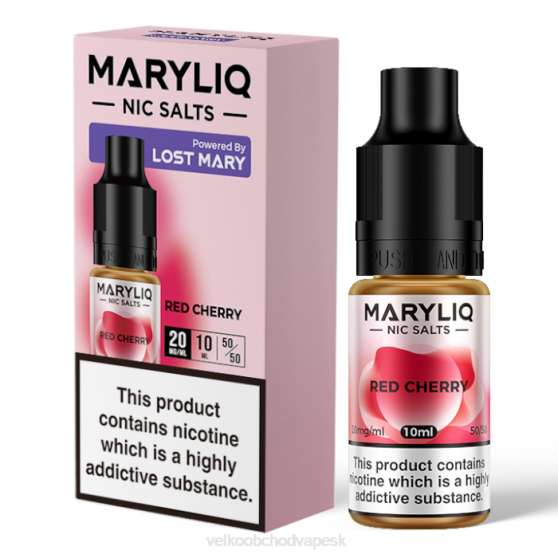 E Cigareta Bez Nikotinu RHNN455 | LOST MARY MARYLIQ červená čerešňa nikelnaté soli - 10 ml - 20 mg