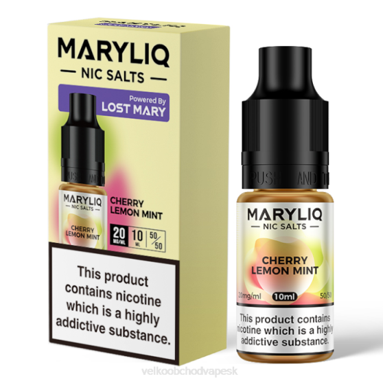 Vape Jednorazove RHNN444 | LOST MARY MARYLIQ čerešňa citrónová mäta nikelnaté soli - 10 ml - 20 mg