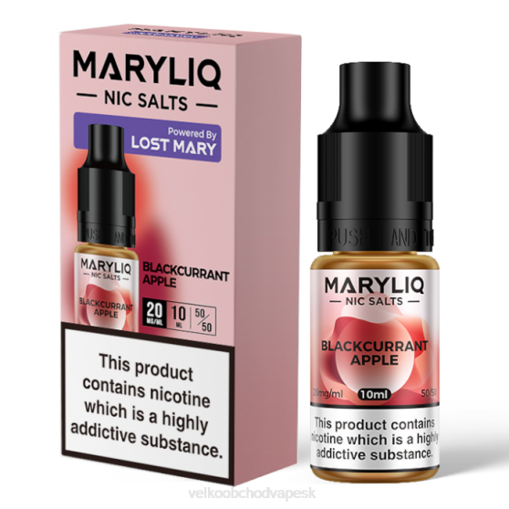 Vape Lacno RHNN440 | LOST MARY MARYLIQ jablko z čiernych ríbezlí nikelnaté soli - 10 ml - 20 mg