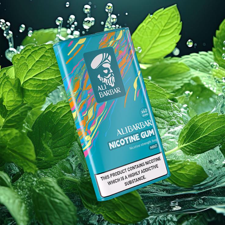 Vape Jednorázové Bez Nikotinu 66VR684 Alibarbar nikotínová guma broskyňa