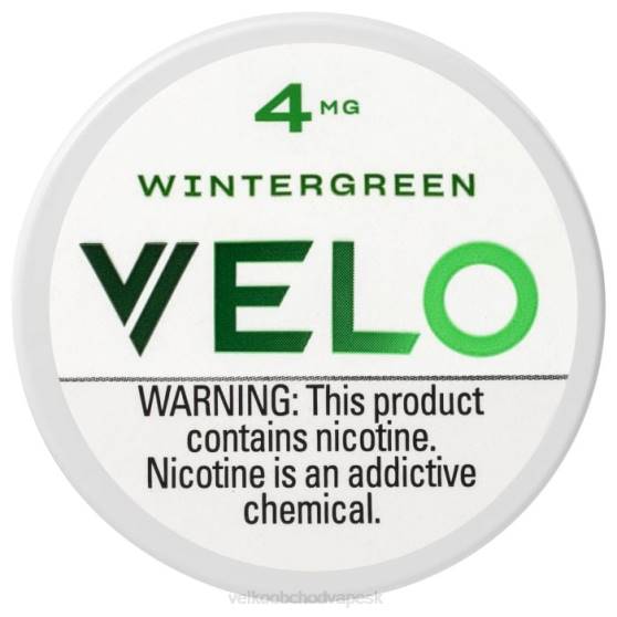 E Cigareta Jednorazova RHNN38 | VELO zimozeleň nikotínové vrecko 4 mg