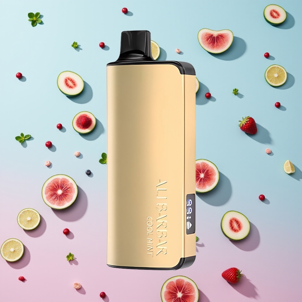 Alibarbar Ingot 9000 Puffs Chladivá Mätová 22ml 2350mAh LED Alibarbar Ingot 9000 Puffs Chladivá Mätová 22ml 2350mAh LED