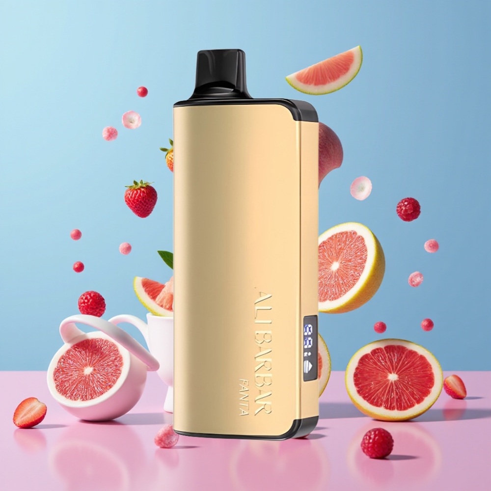 Alibarbar Ingot 9000 Puffs Fantová 22ml 2350mAh LED Alibarbar Ingot 9000 Puffs Fantová 22ml 2350mAh LED