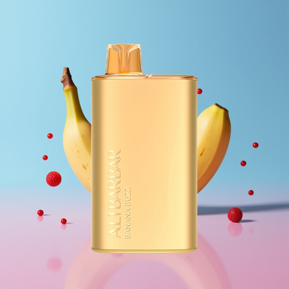 Alibarbar Rich 8000 Puffs Banánové Bzučanie, 20ml, 2000mAh, 1.1Ohm Alibarbar Rich 8000 Puffs Banánové Bzučanie, 20ml, 2000mAh, 1.1Ohm