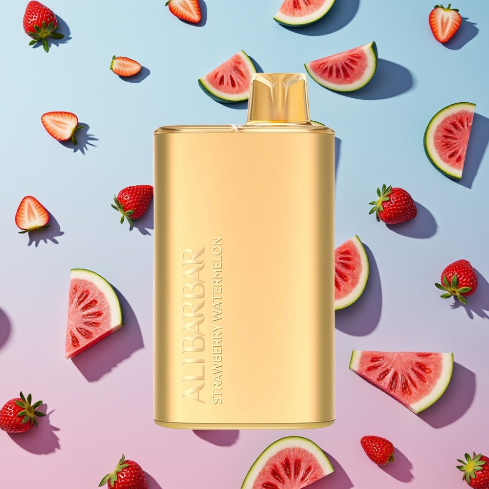 Alibarbar Rich 8000 Puffs Disposable Vape Jahoda Melón 20ml 8000 Puffov 2000 mAh