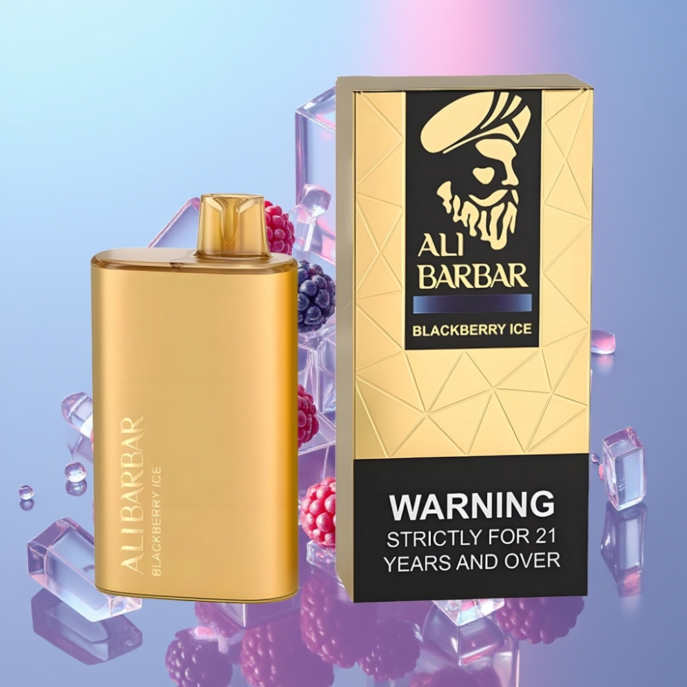 Alibarbar Rich 8000 Puffs Disposable Vape Čučoriedkový ľad 20ml/8000 šlukov/2000mAh